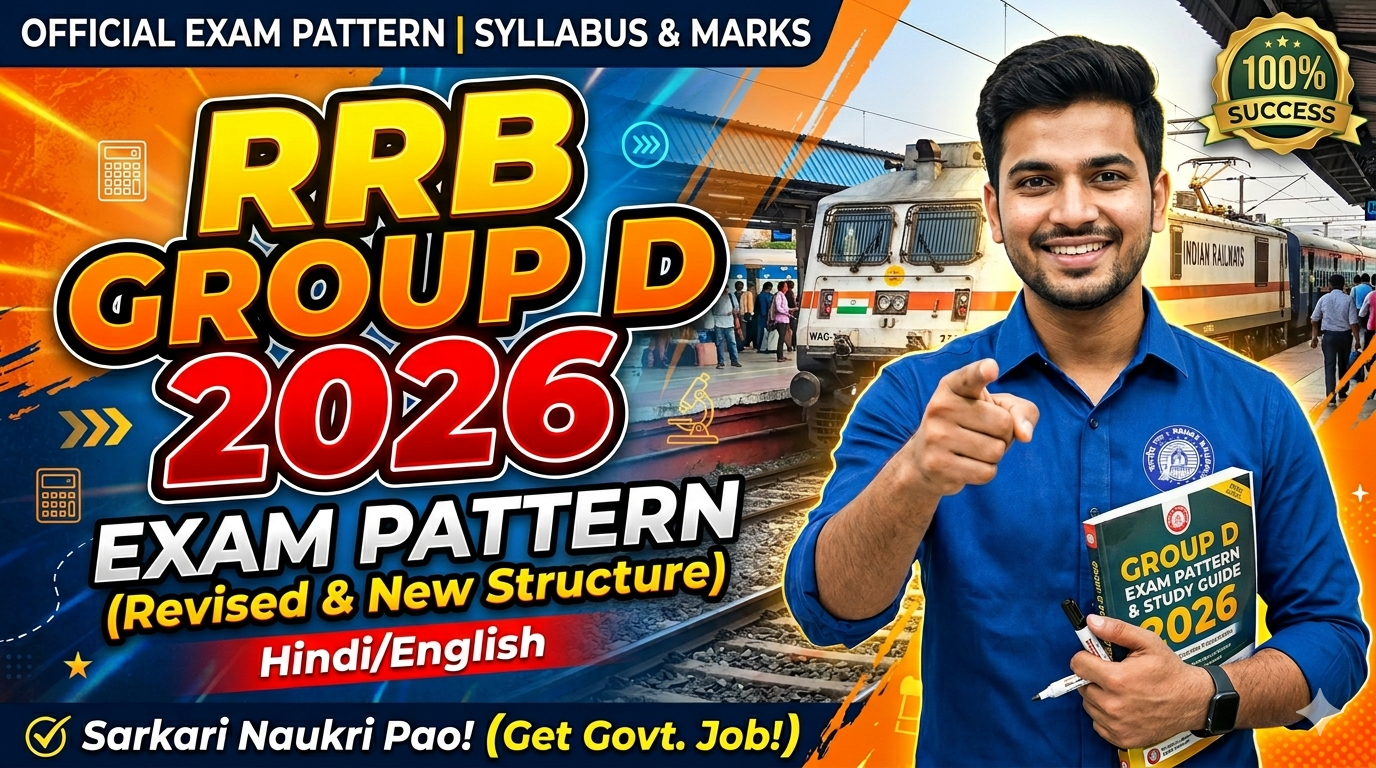 RRB Group D Exam Pattern 2026
