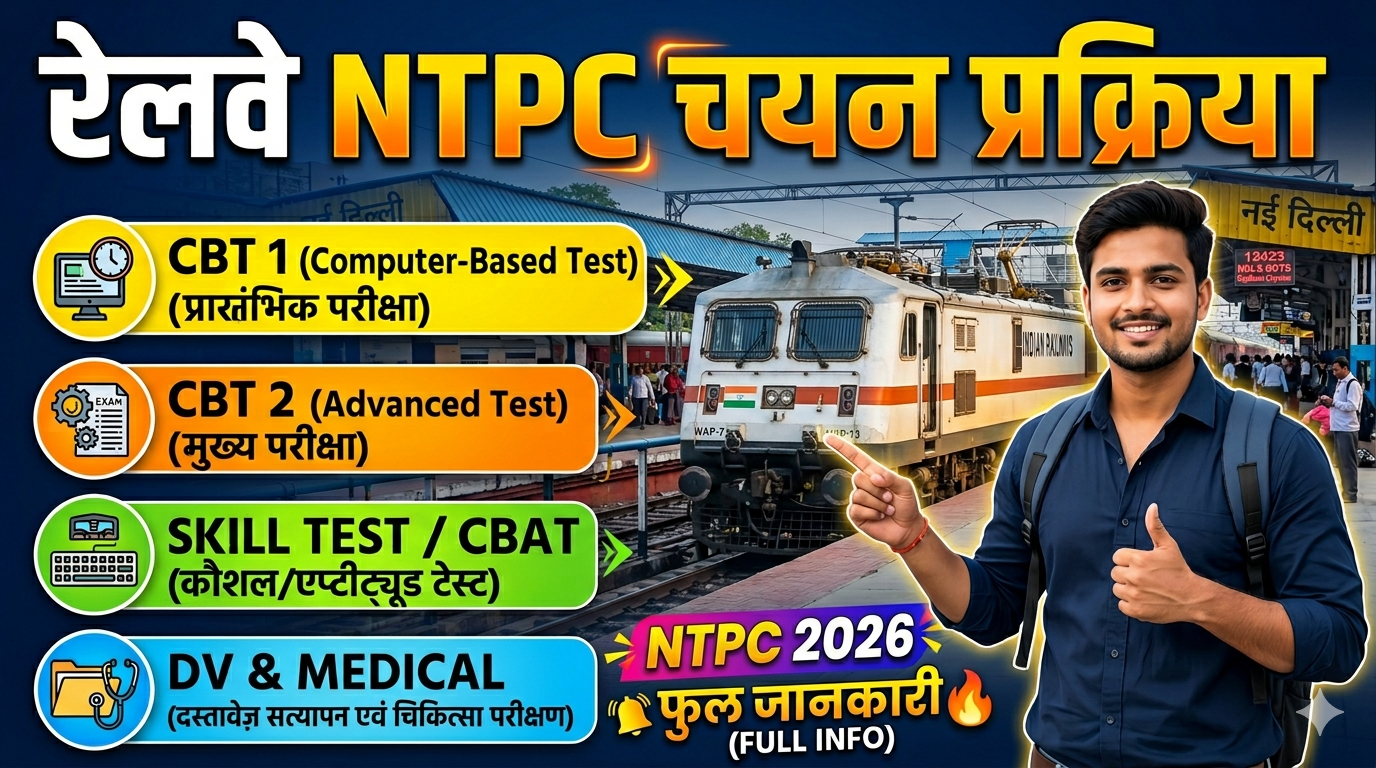 Railway NTPC Selection Process