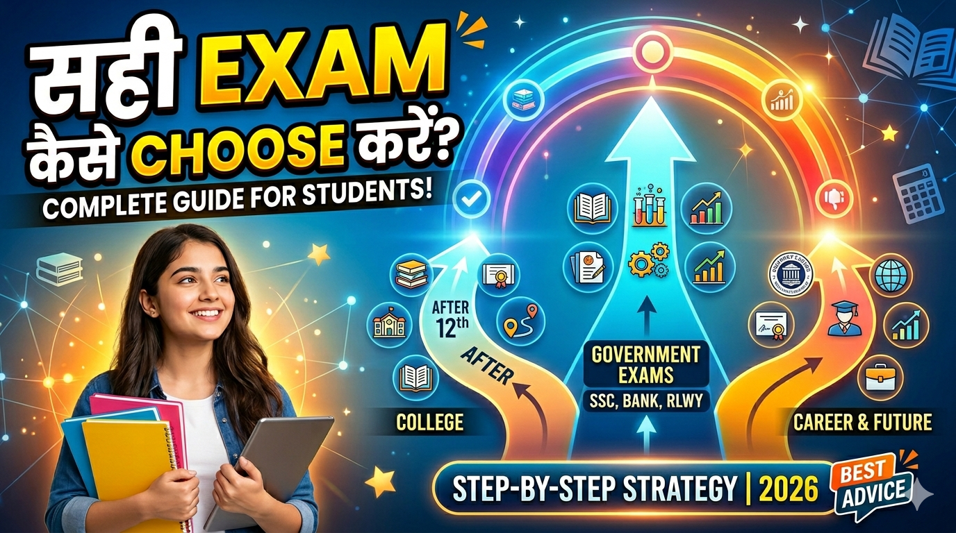 Sahi Exam Kaise Choose Kare