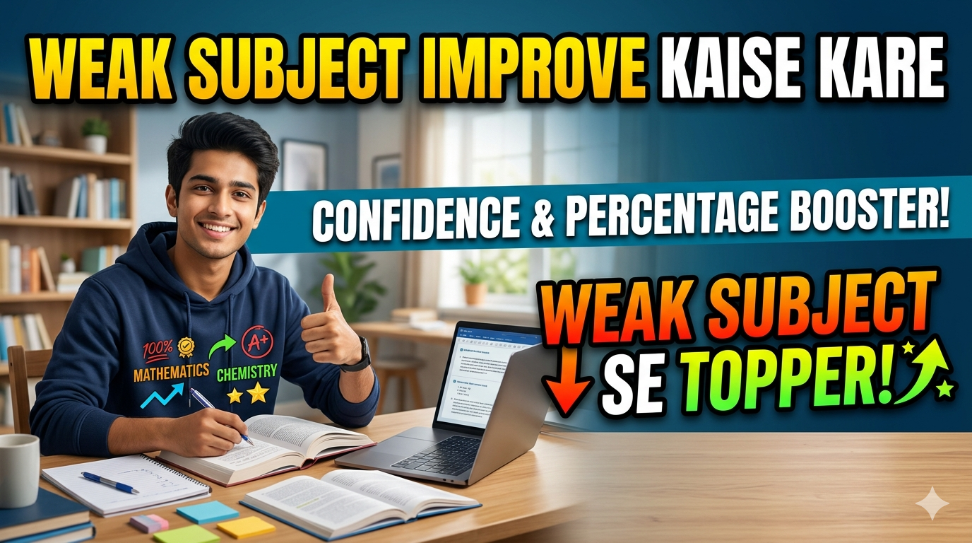 Weak Subject Improve Kaise Kare