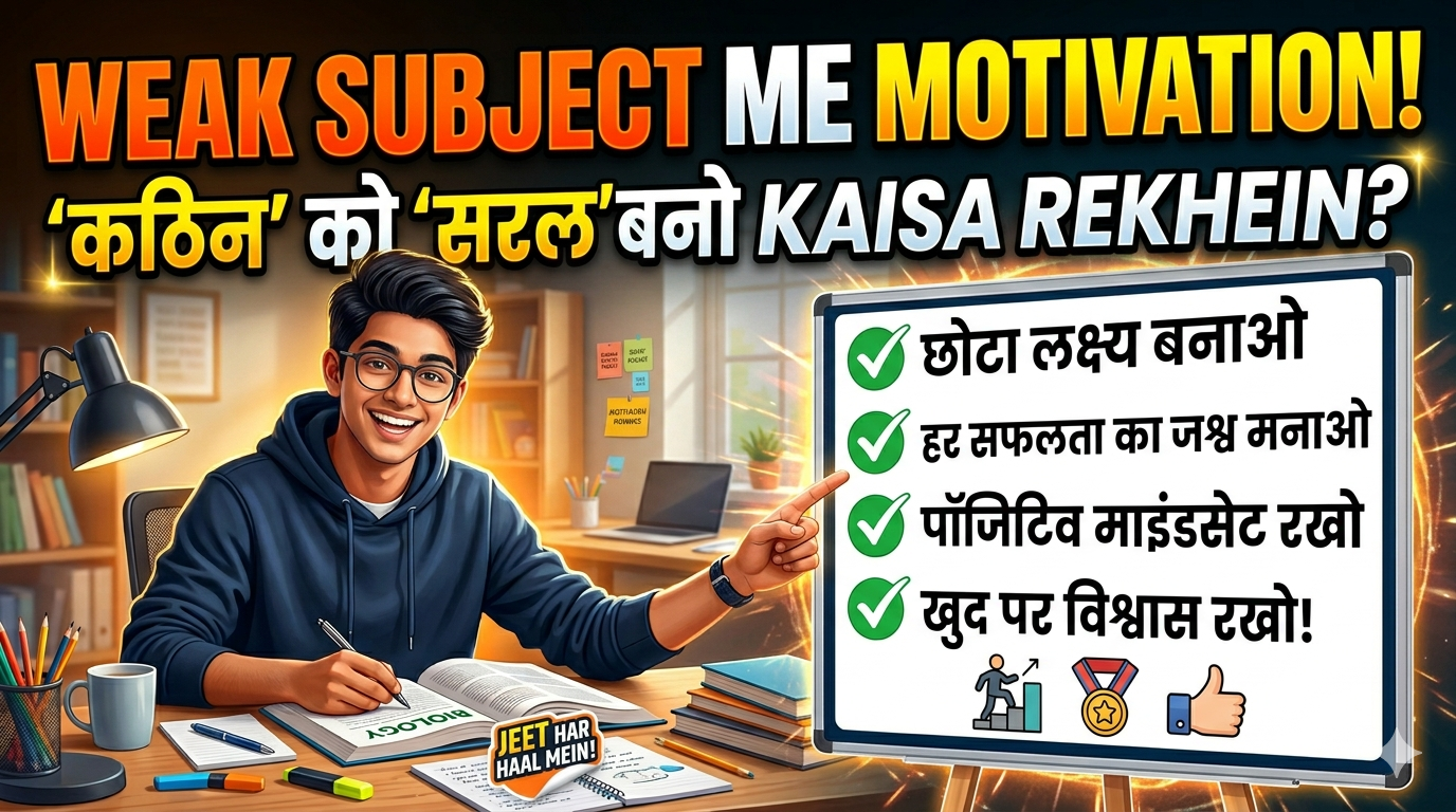 Weak Subject Me Motivation Kaise Maintain Kare