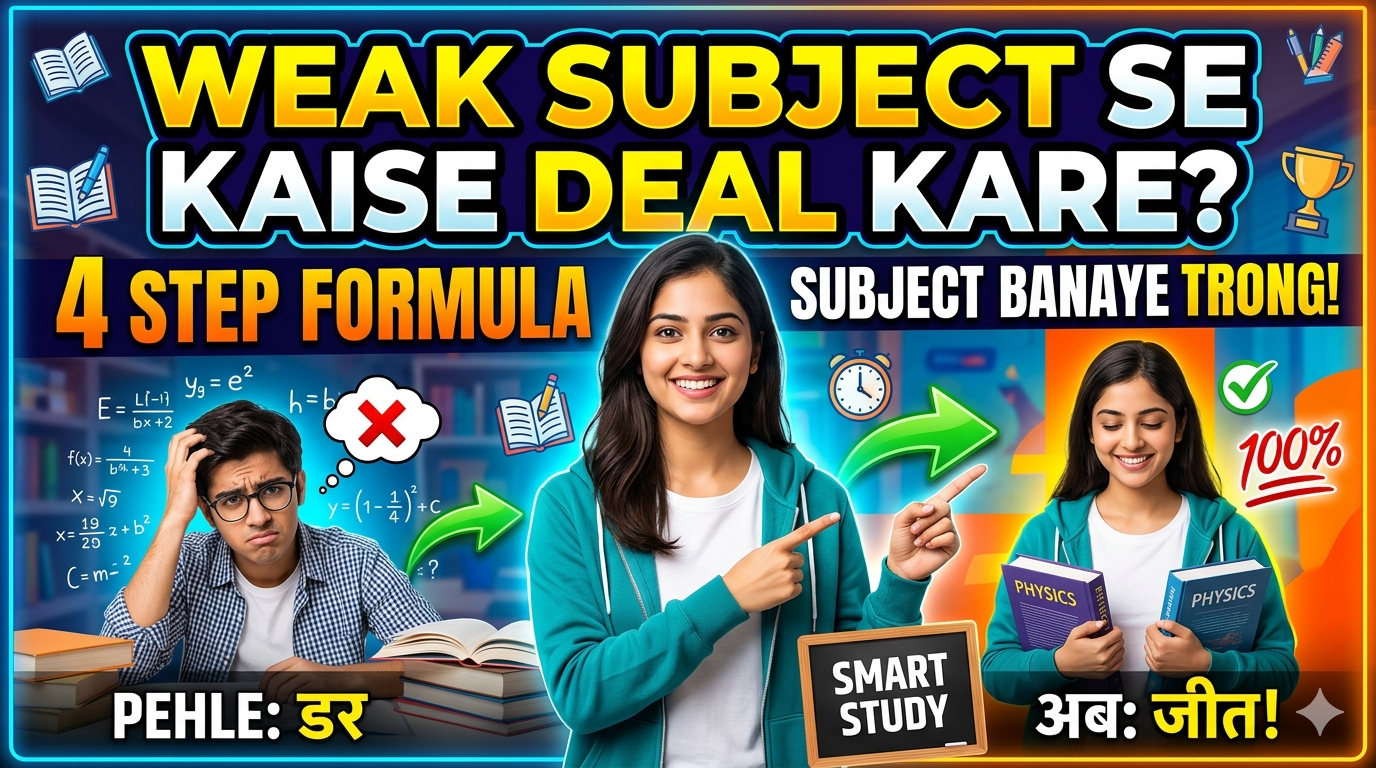 Weak Subject Se Kaise Deal Kare